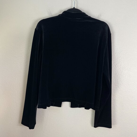 NEW Chicos Womens XL Basic Velvet Mallory Jacket Long Sleeve - Picture 9 of 9